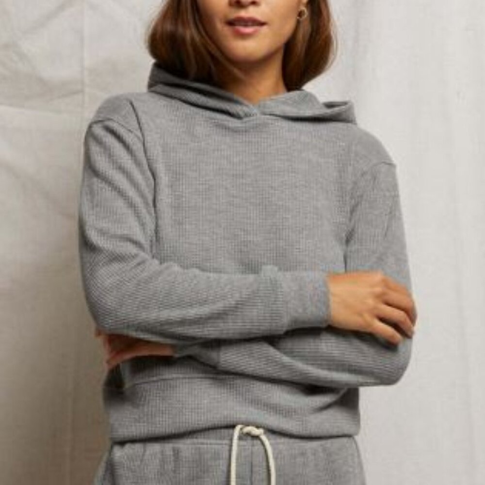 perfectwhitetee Azalia Waffle Hoodie - S NWT - Picture 2 of 10